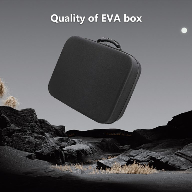 What is the quality of the EVA box? What is the hardness level of 75 degrees?