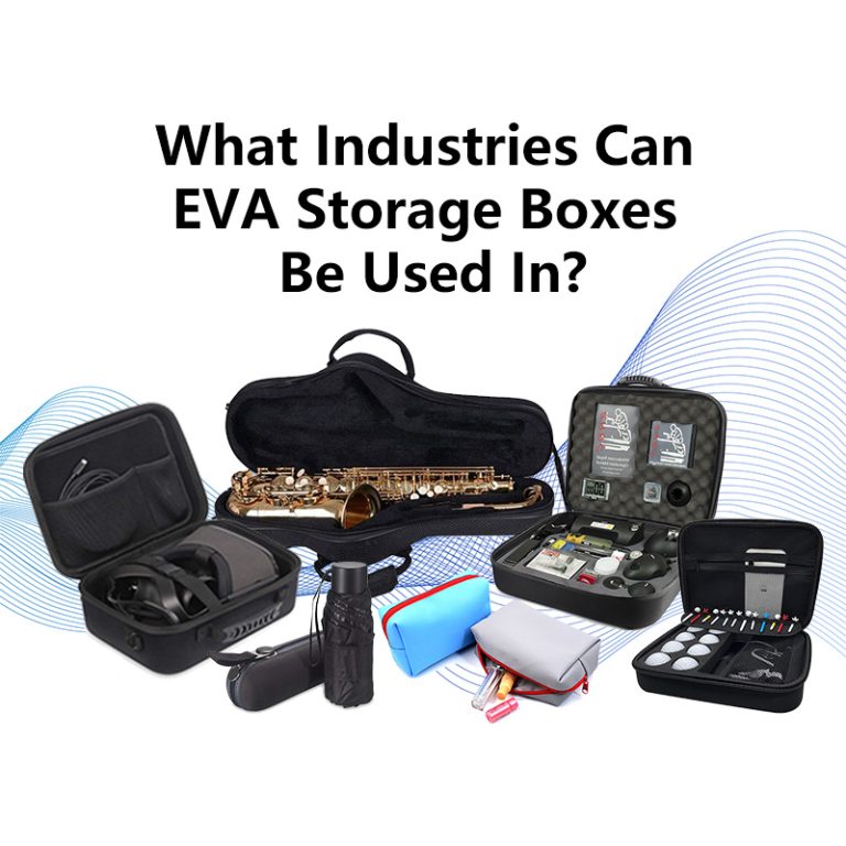 What industries can EVA storage boxes be used in?